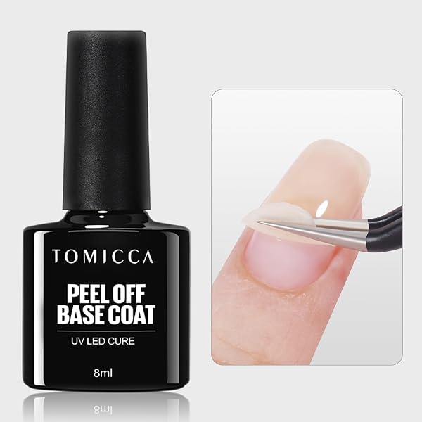 EBANKU Schwarz-Weiß Gel-Nagellack Set Mit Base & Top Coat – 4er Set Für French Nails & DIY Nageldesign