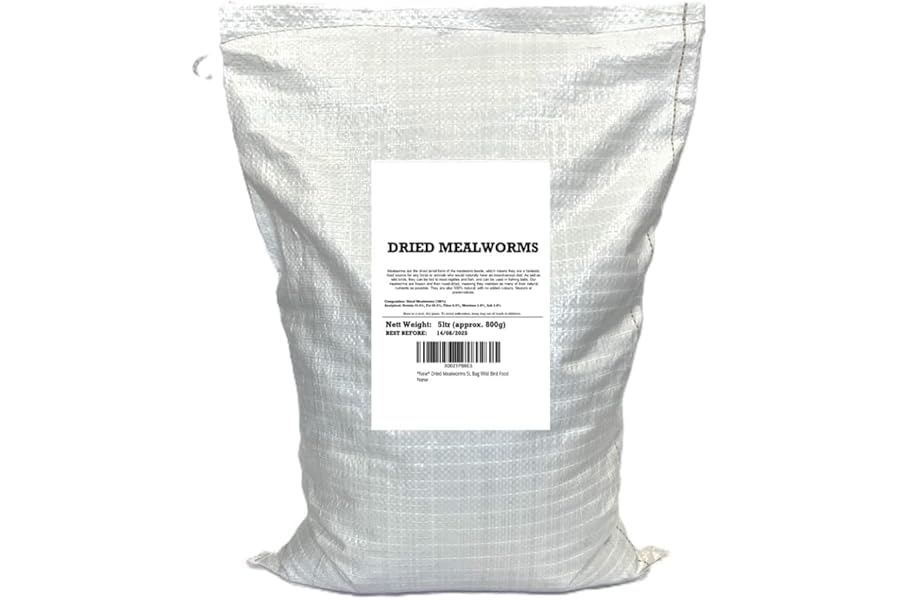 Dried Mealworms 5L Bag Wild Bird Food