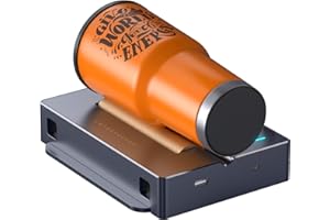 LaserPecker LP2 Electric Rotating Roller Engraving Machine Accessories for LP2 Laser Engraver, for Engraving Cylindrical Objects (Water Bottles, Wine Glasses, etc.,) Engraving Area of ​​2000 * 100mm