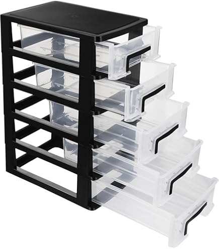 Five - Bloc De Rangement 5 Tiroirs De Bureau Gris