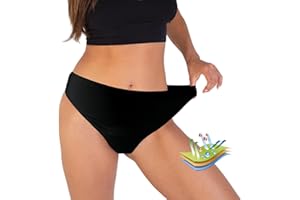 TOGETDREAM Costume da Bagno mestruale a Prova di perdite con Fondo Bikini, Pantaloni da Nuoto per Il Periodo Impermeabili UPF 50+ Costumi da Bagno per Bikini Beachwear per Adolescenti Ragazze Donne