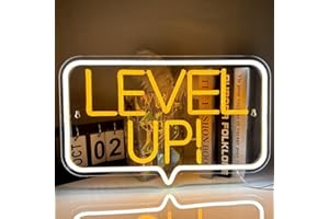 XJNOLGXIQU Game Neon Sign Gamer Level up Neon Signs Led Neon Light for Game Room Gamers Team Up Game Zone Bar Party Decoration Wall Decoration