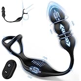 Anal Vibrator Prostata Stimulation Männer mit Penisring Sex Spielzeug für die Männer Anal Dildo Analplug Analvibratoren für M