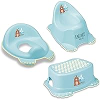 Babykajo 3 in 1 Baby Töpfchen Set - Kinder Töpfchen + Kinder Toilettensitz + Kinder Tritthocker – aus BPA freiem Plastik…