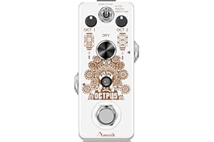 Amuzik Guitar Octave Effect Pedal For Electric Guitar Precise Polyphonic Octave Effects Generator Octpus Guitar Pedals