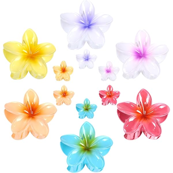 Boho Blumen-Haarspangen – Starke Halt, Rutschfest, Aus Metall – Dekorative Haaraccessoires (nacktes Rosa)