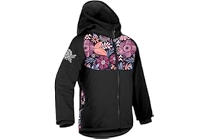 unuo Kinder Softshelljacke mit Fleecefutter und Kapuze, wasserabweisende und winddichte Outdoor Full-Zip Funktionsjacke, atmungsaktive Kinderjacke BASIC