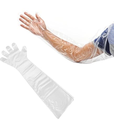 REQUISITE NEEDS Guanti Uso E Getta In Polietilene Trasparente – 100 Pezzi, Senza Lattice, Impermeabili, Multiuso Per Alimenti, Pulizie E Igiene, Taglia Unica - 5