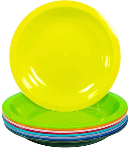 Youngever 3er Set Serviertabletts - 38x25cm Kunststoff Tabletts Weiß