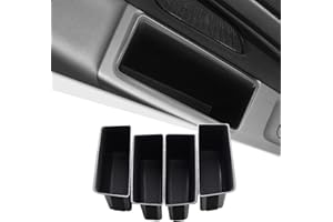 BIBIBO Accoudoir de voiture compatible avec V W Golf 8 MK8 - Boîte de rangement générale Organisateur Boîte de rangement pour poignée de porte, accessoire pour accoudoir et accoudoir (4 pièces)