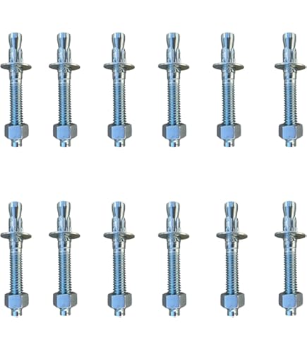 fischer 564596 Boutenanker Plus 16/50 gvz, zware anker met hoog draagvermogen, ankerbouten voor bevestigingen zware lasten en staalconstructies, seismik-& ETA-goedkeuring FAZ II, zilver fischer 564596 Boutenanker Plus 16/50 gvz, zware anker met hoog draagvermogen, ankerbouten voor bevestigingen zware lasten en staalconstructies, seismik-& ETA-goedkeuring FAZ II, zilver