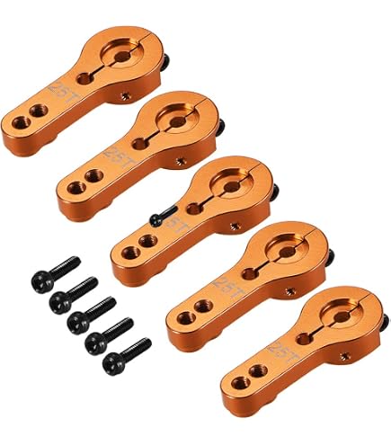 RC Servoarm 25T Aus Aluminium – Lenkgetriebearm Für 1/8 & 1/10 RC-Cars (schwarz)