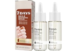 TINCAI 7 Days Nail Growth and Strengthening Serum,2pcs 20ml Nail Repair Essence Serum,Nail Growth Treatment for Weak and Damaged Nails/Toenails,Nail Vitamins for Strengthening and Growth