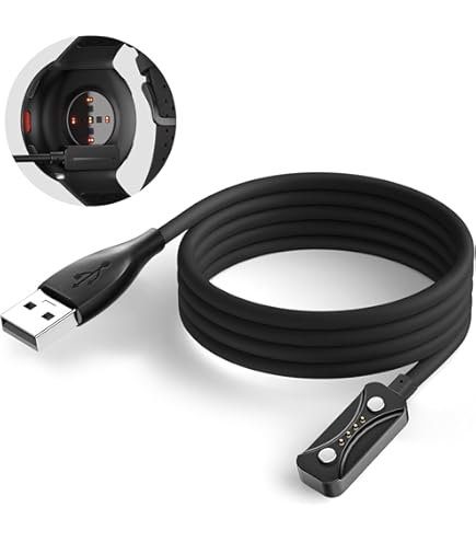 Cavo USB Di Ricarica Per Polar M430 - Caricabatterie Sostitutivo Da 100cm, Nero