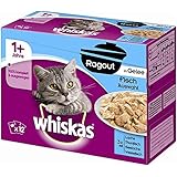 Whiskas Pb MP Ragout 1+ Fisch in Gelee | 4x12x85g Katzenf.