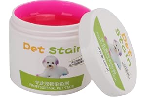 LIZEALUCKY Semi-permanente Färbung für Hundehaare in Lebensmittelqualität für Hunde und Katzen, 100 g (Rosa)
