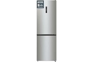 Gorenje NRK61CA2XL4Z Kühl-Gefrierkombination/NoFrostPlus/Multiflow 360° / ConvertZeroZone/AdaptTech/LED Display / 185 cm/Kühlteil 255 l/Gefrierteil 106 l / 35 dB/EEK: C/Edelstahl