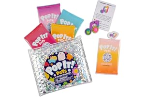 BUFFALO GAMES Borsa misteriosa ufficiale POP IT! Pets,5 animali domestici in ogni borsa,Simpatico giocattolo sensoriale e simpatico,oltre 100 compagni da collezionare e scambiare con i tuoi amici