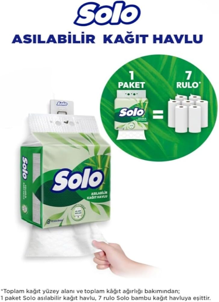 Solo Asılabilir Kağıt Havlu 1=7
