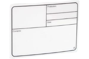 ADAMHALLHARDWARE Adam Hall 88002 Tour Label, selbstklebend weiß 220 x 150 mm - Beschriftungs Produktions Schild, Pruduction Plate Tourlabel Tourlable