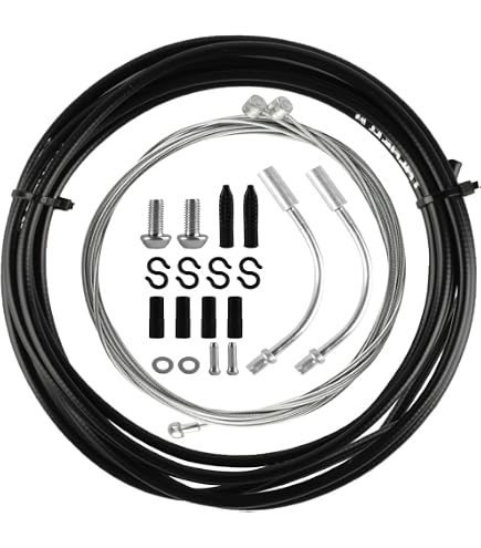 10 Cavi Deragliatori Shimano In Acciaio Inox – 1,2 Mm X 2,1 M – Per Cambio Bicicletta