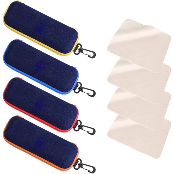 Custodia Rigida Per Occhiali In Lino Con Panno | Design Elegante E Protettivo | Multiple Colorazioni - Foto 3