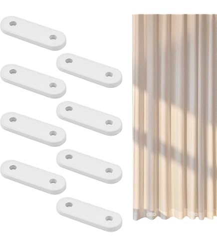 Lot 20 Poids Plomb Rideaux 20g – Blanc, Lestage Pour Voilage, Rideaux, Nappes, Anti-Vent Maison & Hôtel