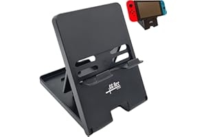 GG ACC BY GOGIK Supporto dello schermo compatibile con Nintendo Switch/OLED - 4 inclinazioni - PlayStand ideale per il gioco multiplayer e mobile - Possibilità di passare il cavo di ricarica durante il gioco