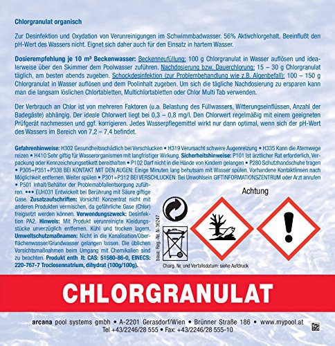 Chlor Schnell Granulat 1kg - 2