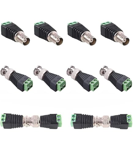 ARLI Lot De 10 Connecteurs De Compression Pour Câble Satellite HD - 10 Connecteurs De Compression F - 7-7,5 Mm - Câble Coaxial - Pince De Compression - Câble D'antenne TV Coaxial 4K