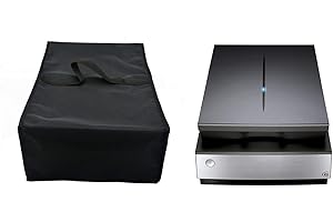 Wommty Antistatisch Wasserdicht Nylon Faltbar Staubdicht Druckerabdeckung Beschützer für Epson Perfection V700 / V750 / Epson Perfection V800 / V850 Pro Foto Scanner