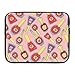 Price comparison product image ASKSWF Business Briefcase Sleeve Cute Fan Pattern Laptop Sleeve Case Cover Handbag For 15 Inch Macbook Pro/Macbook Air/Asus/Dell/Lenovo/Hp/Samsung/Sony