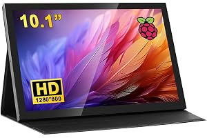 Hosyond 10,1 tums IPS LCD pekskärm 1280x800 bärbar skärm