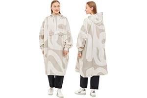 LARKSON Regenponcho Damen Herren - Lykke - Regenmantel Regencape für Fahrrad Outdoor Festival - Wassersäule 10000 mm - Regenjacke Wasserdicht mit Verschweißten Nähten