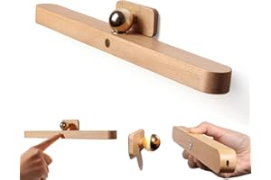 OPALTOOL Drewniana listwa LED, 30 cm, bezdotykowe sterowanie, z wbudowanym akumulatorem, regulowana, obrotowa o 360°, nocna, kinkiet, magnetyczna, do szafy, lustra, łóżka, przedpokoju