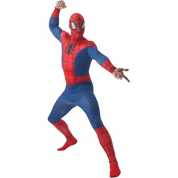 Rubie's Gants Spider-Man Adulte - Costume Marvel - Polyester - Pour Cosplay Et Déguisement