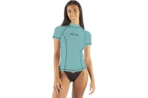 Seac T-Sun Short Lady, Rashguard T-Sun pour Femme, Manches Courtes, Protection Solaire UV 97.5%