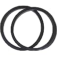 AJS spares- Small Jar gaskets for "PANASONIC/NATIONAL PANASONIC" Mixer Grinder Jars (2 Units, Black) (Small Gaskets_9.8 cm)