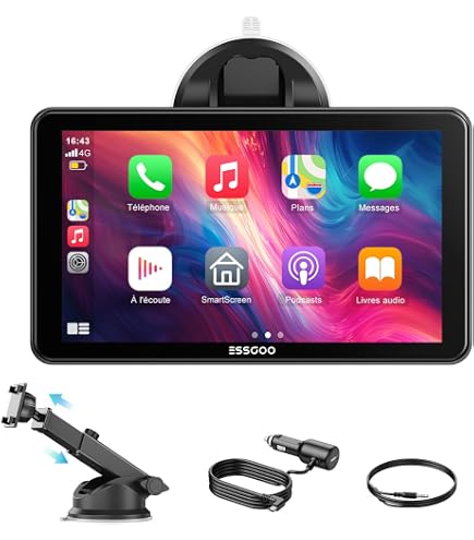 Écran CarPlay/Android Auto Sans Fil 10.26" Pour Citroën C4 Picasso 2008-2012 – Avec Caméra De Recul, FM/AUX – Installation Facile