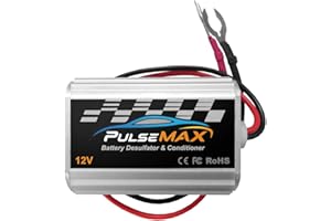 GENERIC F16 Pulse King: Pulse Max | Battery Desulfator | Increase 12V Batt Lifespan | Industrial Grade Car Battery Reconditioner With Robust Aluminium Casing | High Temp. Resistant Wire | Lead-Acid, Auto
