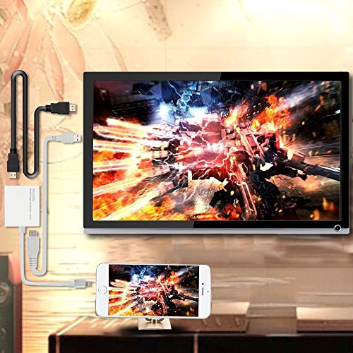 8 Pin Lightning auf HDMI Adapter Digitale AV-Kabel 1080p High Speed Video Stecker Converter für Apple iPad Mini iPhone 5S 6 6S 7 - 5