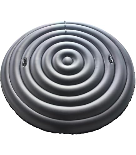 Hottub-hoes, 145 cm/165 cm opblaasbaar deksel voor bubbelbad, winddicht