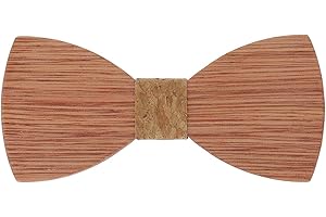 SHIPITNOW Noeud Papillon Bois Homme - Noeud Papillon en Bois - Mariage Soirée