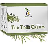 Teebaumöl Creme BIO 100ml, vegan - Naturkosmetik zur Pflege von unreiner Haut - Tea Tree Oil Cream