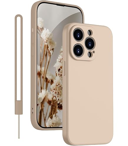 Silikonhülle Für IPhone 13 Pro Max – Ultradünn, Stoßfest, Mit Mikrofaserfutter, Steinfarben