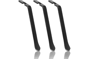 CZ Store ✮Marque Francaise Demonte Pneu|Lot DE 3 PCS + 2 Couleurs|✮✮Garantie A Vie✮✮-Demonte pneus Velo en Forme de Crochet en Acier- Demonte Pneu VTT/BMX/Bicyclette|Gris OU Noir|