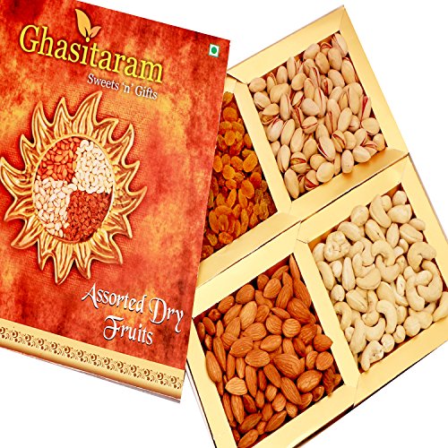 Ghasitaram Gifts Golden Dryfruit Box 400 Gms