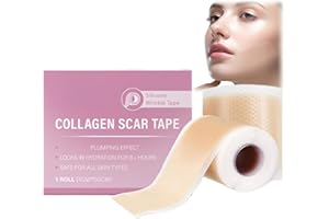SHENGQIU Silicone Scar Tape,Collagen Tape,Silicone Gel Sheets,Si/licone Scar Sheets&Strips for Sc/ar Covering⪼/ar Removal,SIL/Icone Patches,Face Tape for Wrinkles,SIL/Icone Tape Scars