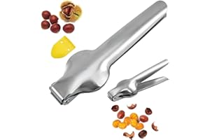 RosyFate Kastanien Clip, Kastanien Werkzeug, Kastanienschneider, Maronizange, Maronenzange, Nussknacker Sheller, Haselnussk Öffner, Walnuss Zangen Öffner, Küchengeräte Trockenobst Öffner