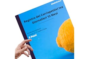 LogicaShop Registro dei Corrispettivi Iva 12 Mesi, Libro Giornale Cassa A4 in Duplice Copia Autoricalcante (5)